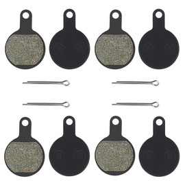 MOACCE [4 Pairs/Set] Bicycle Disc Brake Pads Compatible Models Tektro Novela 2011 Lyra IOX.11 I0x 10x MTB Bike Noise Reduction Compatible Durable