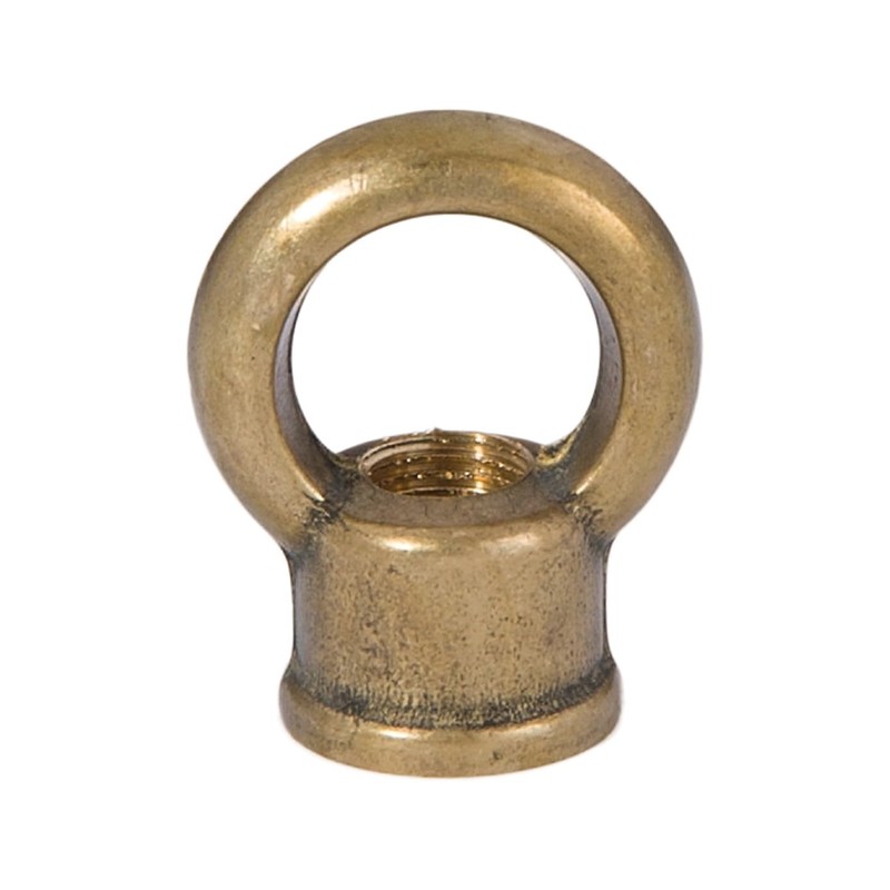 B&P Lamp® 1/4F Heavy Cast Brass Loop
