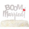 Adorno para tarta de boda casada de Lovainjoy Boom, en