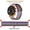 Compatible with TUYOMA Smartwatch Bands,Lamshaw 22mm Stretch Elastics Nylon Adjustable