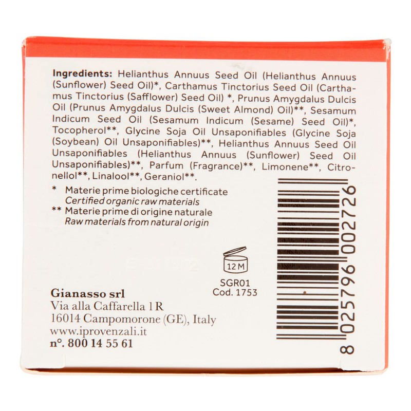 I Provenzali Set of 6 Body Oil 200 ml