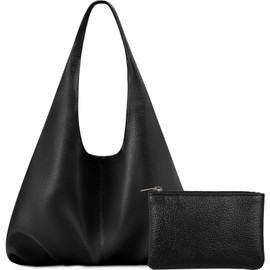 NIUEIMEE ZHOU Slouchy Hobo Bags for Women Retro Vegan Leather Shoulder Handbags with Coin Purse