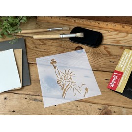 Stencil1 6 x 6 Stencil-Statue of Liberty