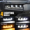 MSIZOY Front Bumper LED Fog Light Compatible With For Ford