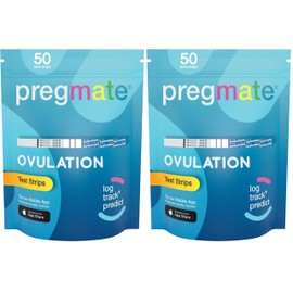 Pregmate 50 Ovulation Test Strips Predictor Kit (50 Count) (Pack of 2)