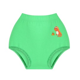 Landofgenie Dinosaur Design Nappy Cover for Adults - 95% Cotton, Breathable & Not Waterproof, Green, XL