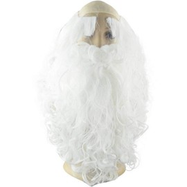 SCGEHA Santa Beard, Santa Claus, Santa Cosplay, Wig, Beard, Eyebrow Set