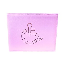 Requisite Needs Disabled Blue Badge and Timer Holder Wallet Protector Disability Parking Permit Holder (Baby Pink)