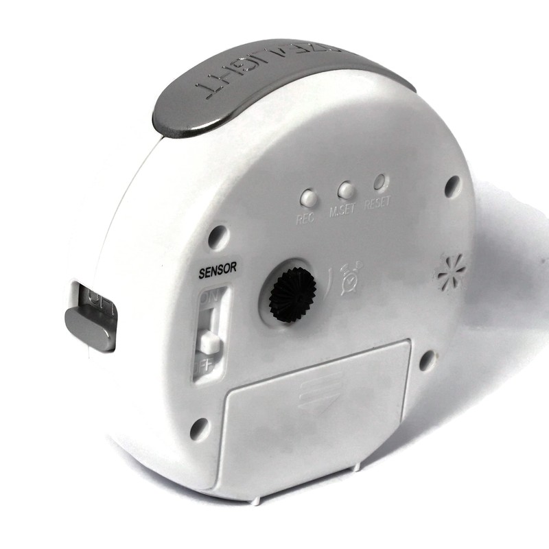 Atlanta 1850-0 Wireless Alarm Clock without Ticking with Night Light
