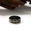 Adreamz Tungsten Ring 8mm Computer Circuit Pattern Ring Black Tungsten