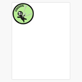 Leyland Designs Voodoo Geek Merit Badge Bumper Sticker Window Water Bottle Decal 5""