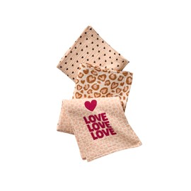 VERTBAUDET Lovely LÉO Muslin Nappies Cotton Gauze Pink Printed TU