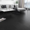 Livelynine Solid Black Vinyl Flooring 16-Pack 12x12 Inch Bathroom Peel