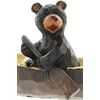 The Bridge Collection Canoeing & Kayaking Black Bear Figurines, Set