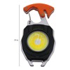 ANCLLO Multifunctional COB Mini Keychain Flashlights Screwdriver Bottle Opener for