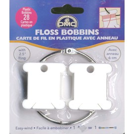 Plastic Floss Bobbin-28/Pkg