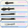 10 - Piece Drain Snake Cutter and Auger Set, High
