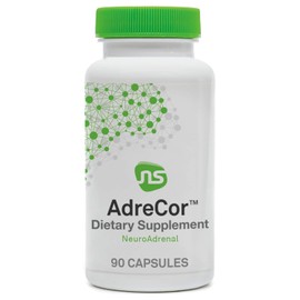 NeuroScience Adrenal Support Supplements for Women & Men - AdreCor - Gentle Energy Support for Stress-Related Fatigue - Promotes Adrenal Health & Healthy Cortisol Levels (90 Capsules)