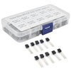 CYTGOUPER 200 Pieces Transistors Assortment Kit, 10 Values BC327‑BC558, NPN