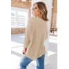 Poetsky Womens Casual Tunic Tops with Elbow Length Sleeves Crew