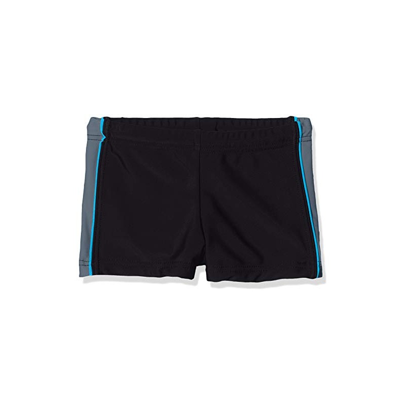 Haute Pression Jungen B16 Badehose, Noir/Gris/Turquoise, 4A