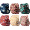 Littles and Bloomz FLV2-0608 Reusable Cloth Nappy (Standard Velcro) with