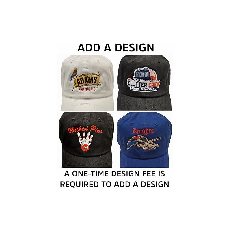 Custom Embroidered Baseball Hat (Dad Hat - Dark Green)