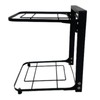 Kitchen Storage Shelf Carbon Steel Multilayer Black Pot and Pan