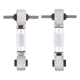 ApplianPar Left and Right Pair Rear Camber Arms Kit for Civic 1992-2000 for Acura Integra 1990-2001 for CRX Silver Adjustable Control Arm