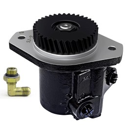 4988390 power steering pump with adapter is compatible with Cummins 4BT 3.9L 6BT 5.9L 6CT/6CTA 8.3L