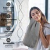 MICROFI Microfiber Waffle Hand Towels, 4 Pieces, Soft, Absorbent, Fast
