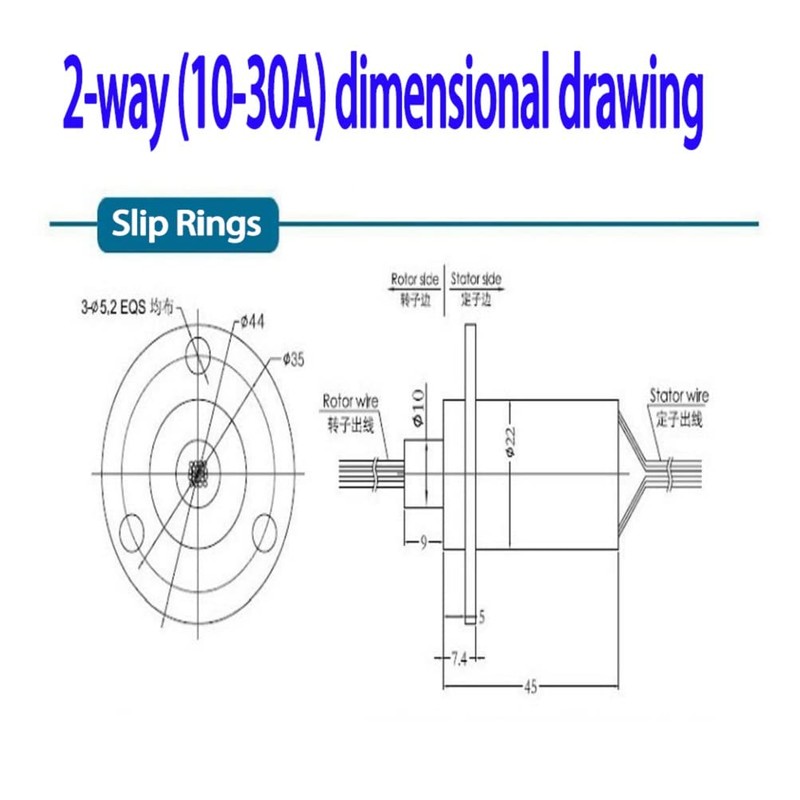Electrical Slip Ring Slip Ring Electrical Connector Slip Ring Slip