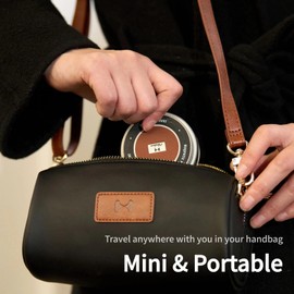 Harlowe Magnetic RGBCW Selfie Light Sol 5 Spectra Standard Kit Compatible with MagSafe, Compact and Portable Mobile RGB Light for Photography and Videography