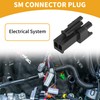 Partuto 1Pc 2.54mm Series Universal SM Connector Plug - Car