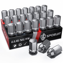 Sposuit M14x1.5 Lug Nuts - Replacement for 2019-2024 Ram 1500 - OEM Factory Style Chrome Lug Nut(24 Pcs)