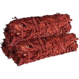 SOUL STICKS 4" Dragons Blood Sage Sticks 3 Pack with Starter Guide | Floral Organic Sage for House Cleansing and Evil Spirits Cleanse, Big Sage Smudge Sticks Bundle for Yoga Meditation Healing Rituals