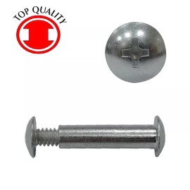 Top Quality Aluminum Truss Head Phillips Post Nut & Matching Screw #10-24 X 1” 500sets
