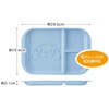 Skater MPLS1-A Morning Plate with Dividers Lunch Plate, Sanrio Cinnamoroll