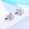 Amy & Annette Sterling Silver Love Knot Stud Earrings -