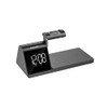 Explore Scientific BCC2001 Desk or Bedside Clock, Wireless Multicharge, Alarm