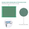 75 Pieces Perforated Grid Plate Kit, 23 Double-Sided PCB Board