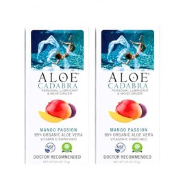 Lubricante personal con sabor a Aloe Cadabra, Mango, Paquete con 2                                                                                    