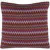 SAFAVIEH Pillow Collection 18-Inch Zig-Zag Pillow, Raspberry Red, Set of