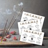 Incense Care Instruction Cards | 50pk 2x3.5” Client Minimalist How