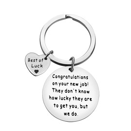 Ximalun Colleague Leaving Gifts New Job Gifts Congratulations on Your New Job Keyring Colleague Farewell Gifts Going Away Gifts Goodbye Gifts New Job Present for Colleagues