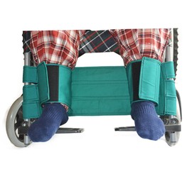 minkissy Wheelchair Leg Strap for Restless Patients Mental Disorders Hemiplegic Wheelchair Leg Accessories