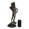 Large Cernunnos Statue 18"H Celtic Horned God Wiccan Figurine Maxine