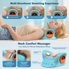 Neck Massager 2026, 4-in-1 Portable Traction Device with Heat &