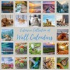 2026 Wall Calendar 12 Month | 12" x 24" Open