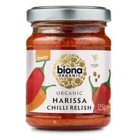 Biona Organic Harissa Chilli Relish 125g